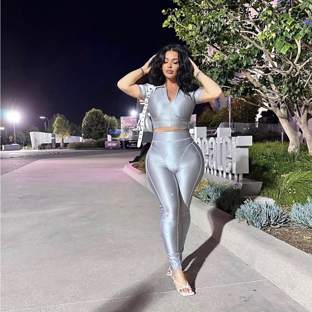 Alexander Wang Panty Line Legging Silver Fox